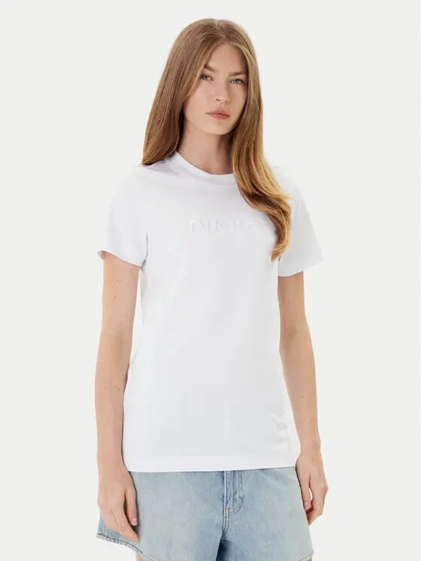 pinko PINKO T-shirt Start 101752 A2RD Bijela Regular Fit