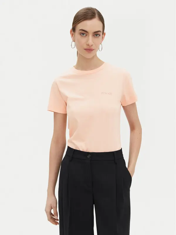 pinko PINKO T-shirt Start 101752 Ružičasta Regular Fit