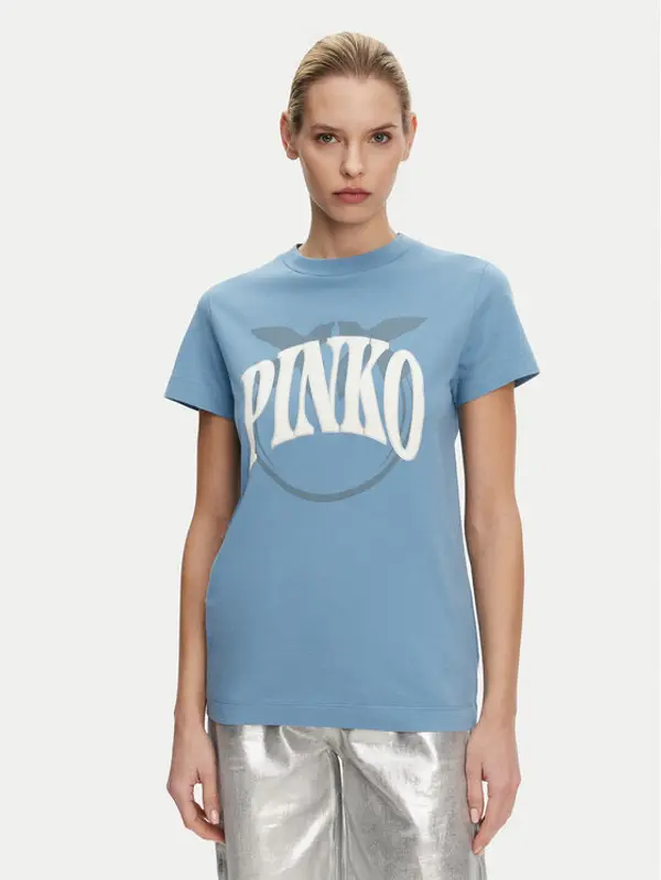 pinko PINKO T-shirt Start Plava Regular Fit