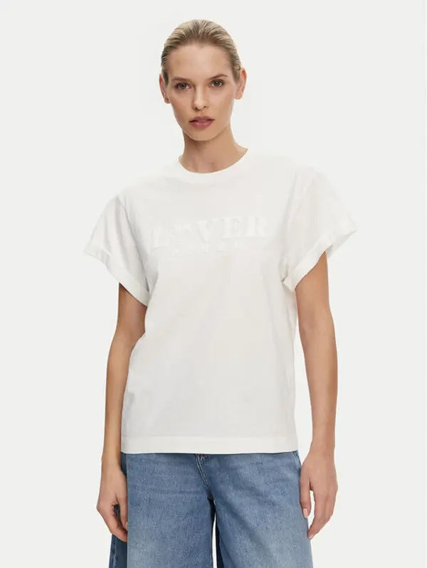 pinko PINKO T-shirt Torcetti 104605 A2D1 Bijela Regular Fit