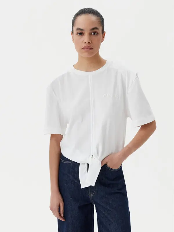 pinko PINKO T-shirt Tuca 105015 A2ID Bijela Regular Fit