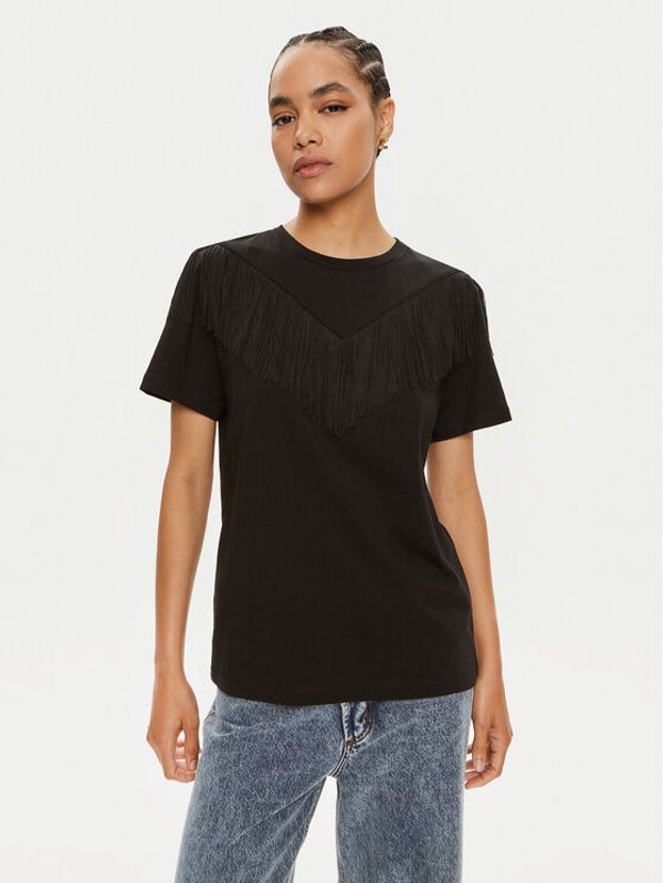 PINKO Pinko T-shirt Under World 103727 A1XS Crna Regular Fit