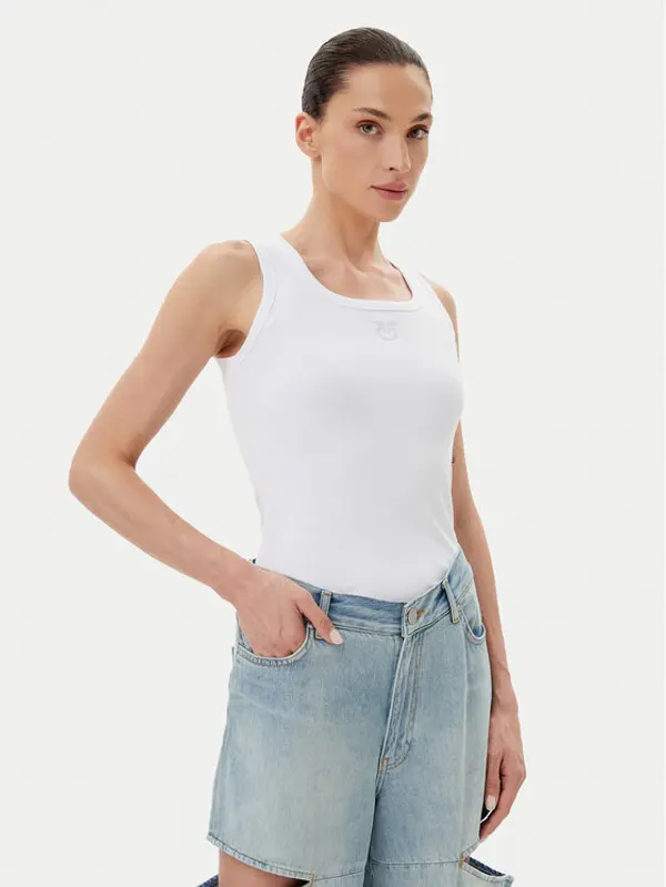 pinko PINKO Top 100807 A2OF Z04 Bijela Regular Fit