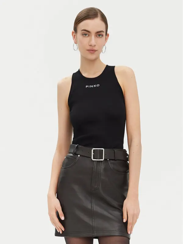 pinko PINKO Top 100822 A2C1 Crna Regular Fit