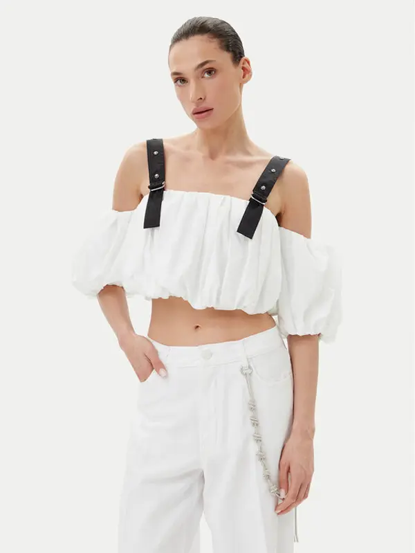 pinko PINKO Top 105176 A2LD Bijela Regular Fit