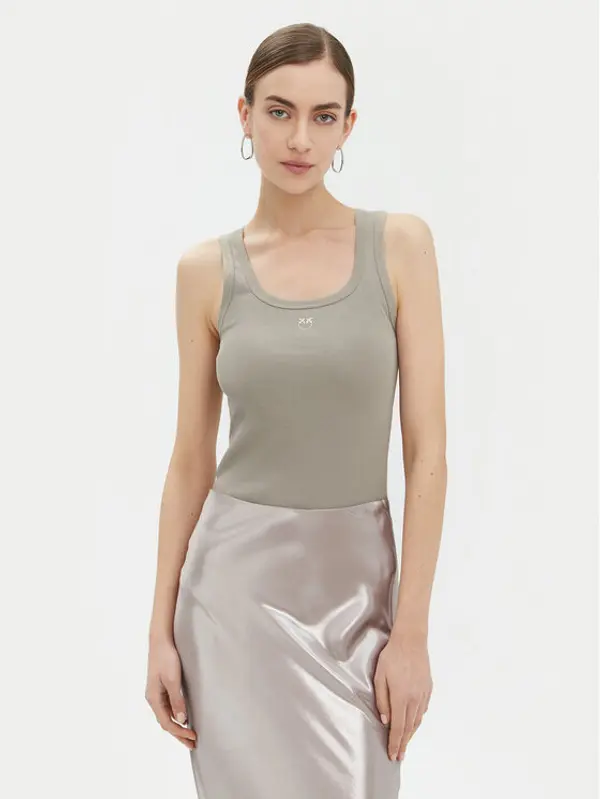 pinko PINKO Top Calcolatore 100807 Siva Regular Fit