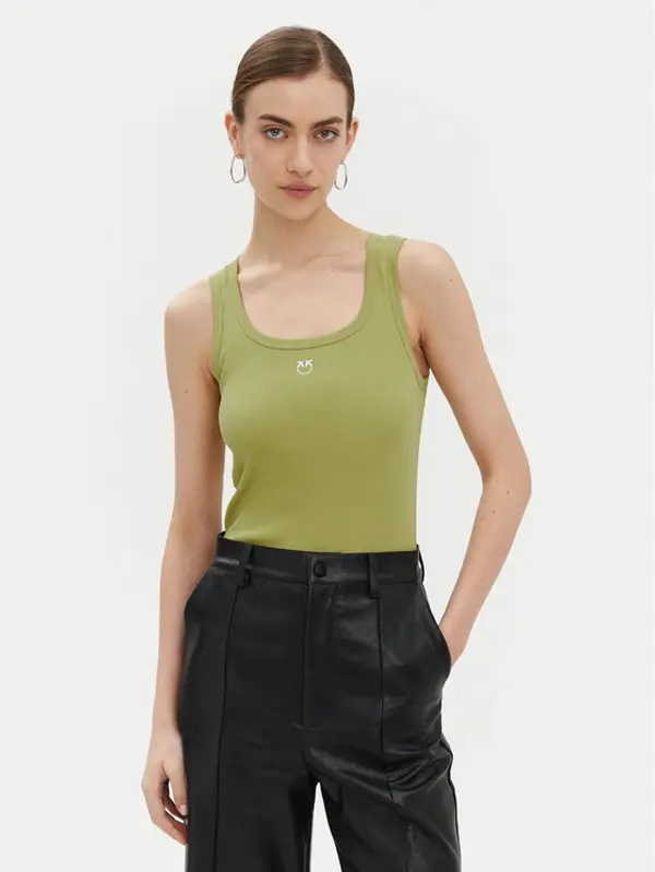 pinko PINKO Top Calcolatore 100807 Zelena Regular Fit