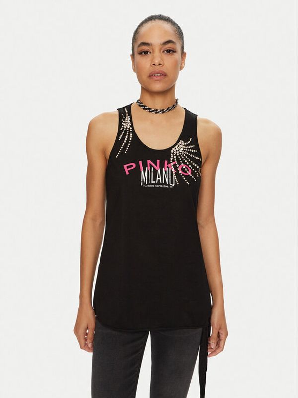 PINKO PINKO Top Lesina 103131 A1LV Crna Regular Fit