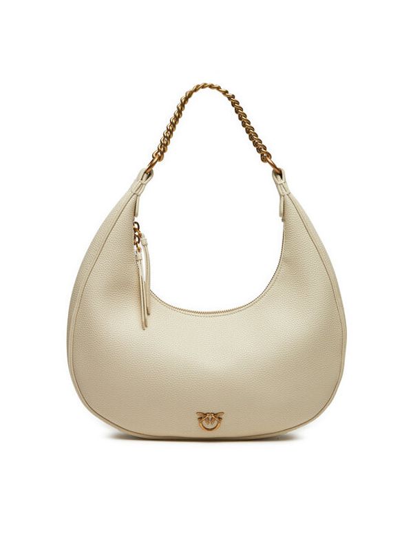 PINKO PINKO Torbica Brioche Hobo Classic AI 24-25 PLTT 101526 A29Q Écru