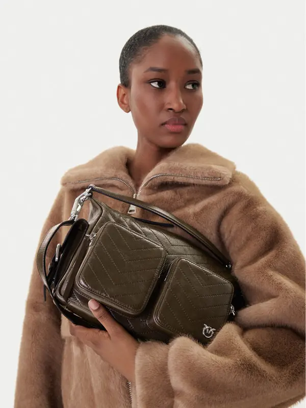 pinko PINKO Torbica Cargo Camera Bag Al 25-25 PLTT 105110 A2JC Smeđa