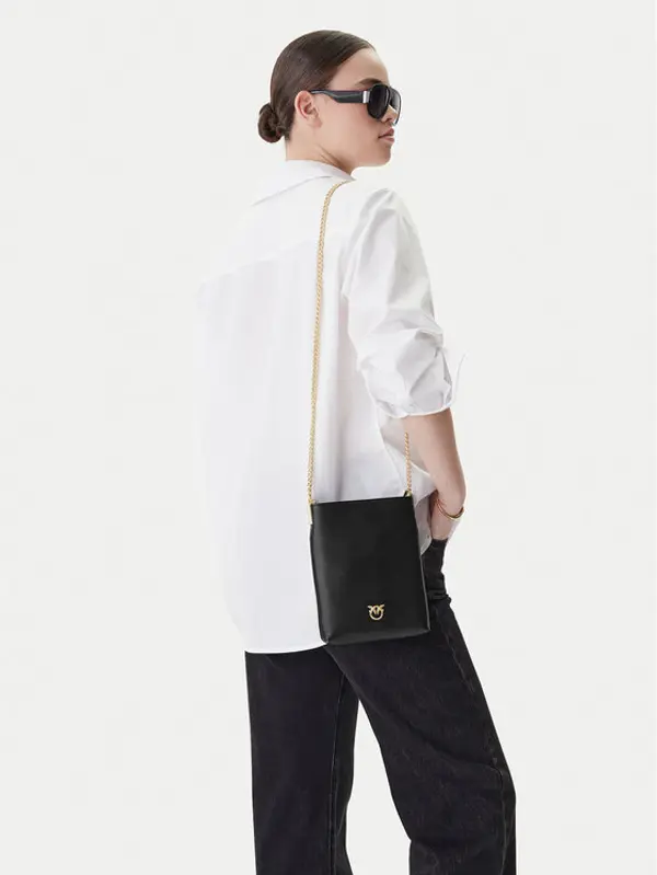 pinko PINKO Torbica Flat Satchel AI 25-26 PCPL 105352 A0QO Crna