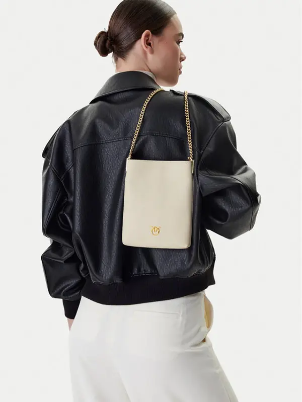 pinko PINKO Torbica Flat Satchel AI 25-26 PCPL 105352 A0QO Écru