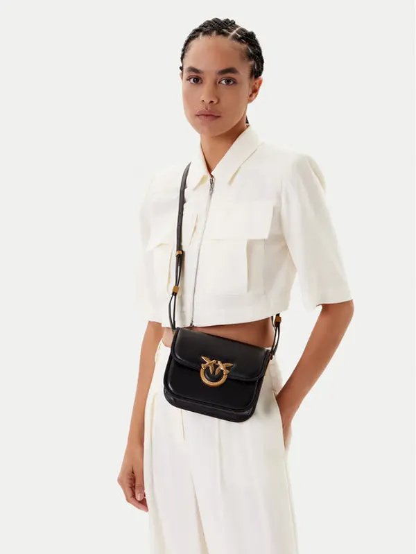 pinko PINKO Torbica Love Box Bag Fl Mini 104297 A26L Crna