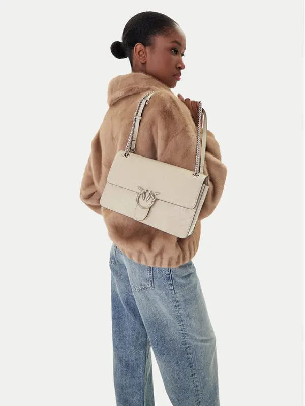pinko PINKO Torbica Love One Light Classic AI 25-26 PLTT 106174 A2JC Bež