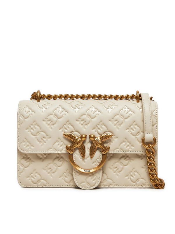 Pinko Pinko Torbica Love One Mini Dc AI 24-25 PLTT 100074 A1YB Bijela