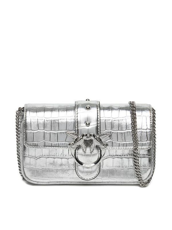 PINKO PINKO Torbica Love One Pocket Simply C AI 24-25 PLTT 103838 A1W5 Srebrna