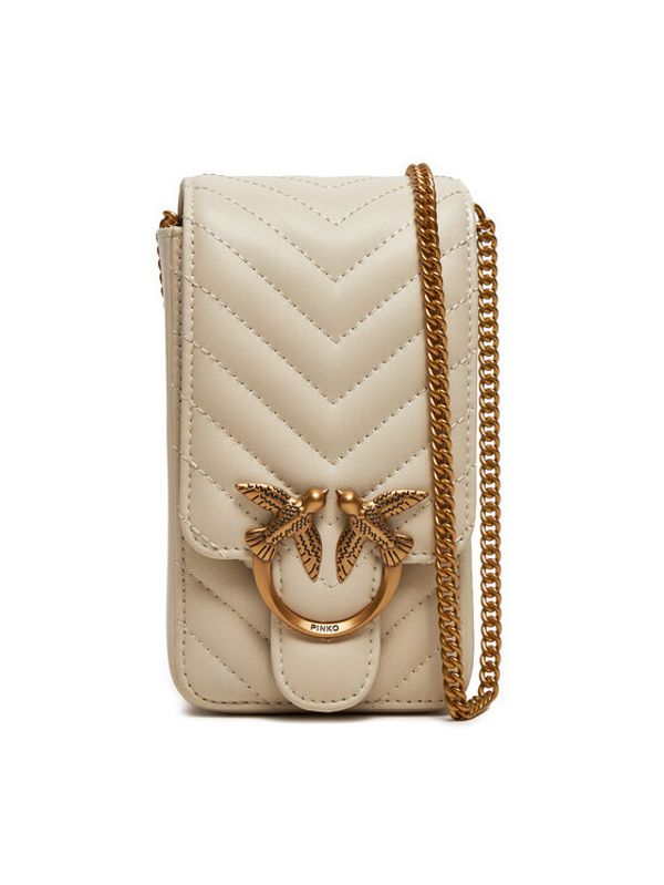 Pinko Pinko Torbica Love One Smart AI 24-25 PLTT 102739 A0GK Écru