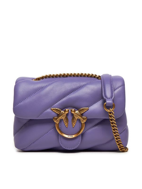 Pinko Pinko Torbica Love Puff Mini Cl AI 24-25 PLTT 100039 A0F2 Ljubičasta