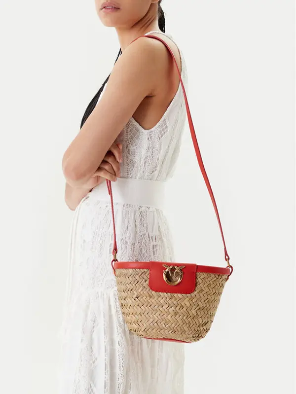pinko PINKO Torbica Love Summer Bucket PE 25 PLTT 103325 A1RL Bež