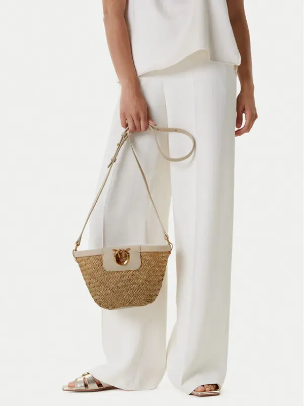pinko PINKO Torbica Love Summer Bucket PE 25 PLTT 103325 A1RL Bež