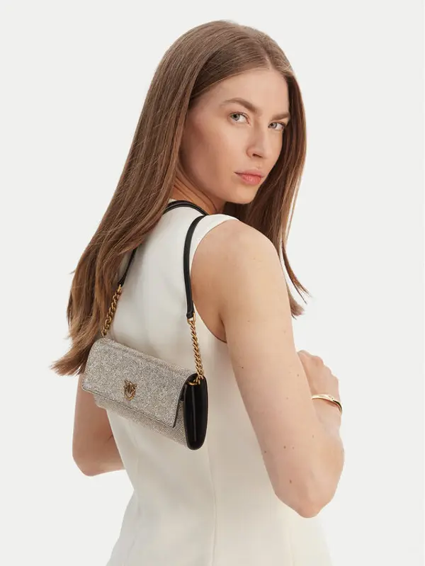 pinko PINKO Torbica Love Tiny Brids Wallet C AI 25-26 PCPL 103765 A20D Zlatna