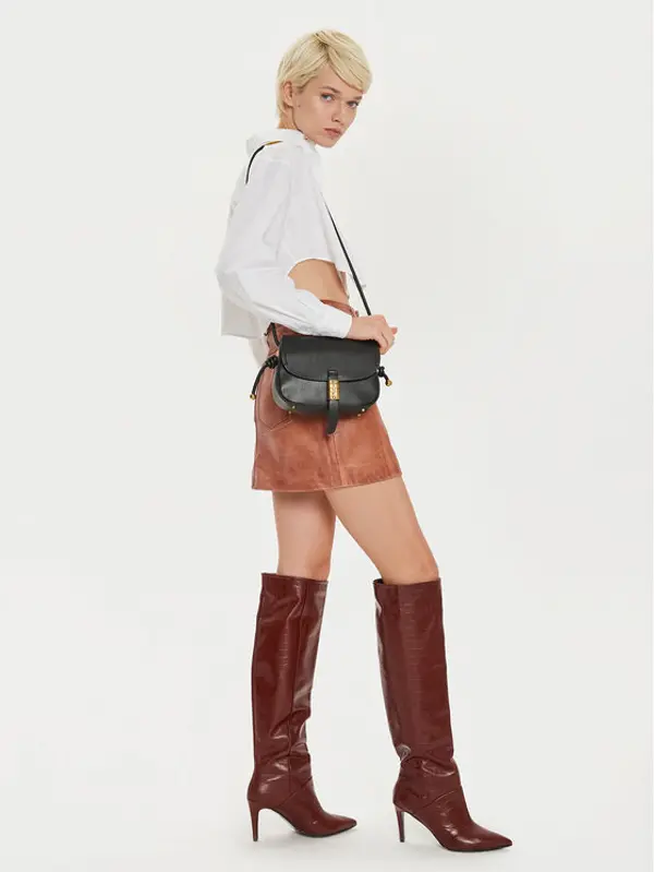 pinko PINKO Torbica Saddle Mini AI 24-25 PLTT 103831 A1ZX Crna