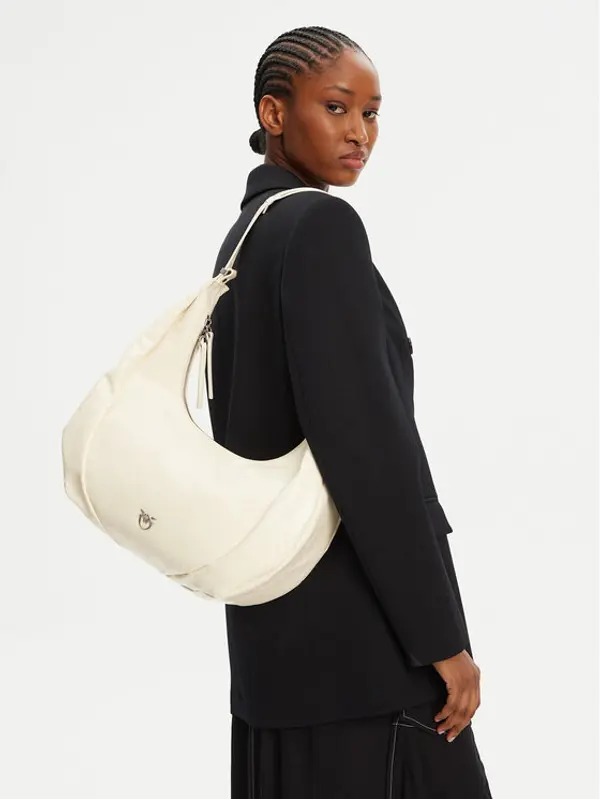 pinko PINKO Torbica Slouchy Hobo Big PE 25 PLTT 104295 A26J Écru