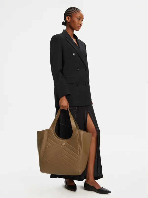 pinko PINKO Torbica Tote Bag PE 25 PLTT 104536 A2AO Zelena