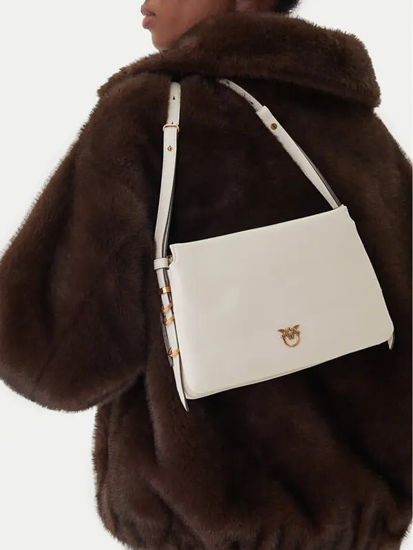 pinko PINKO Torbica Triplet Mini AI 25-26 PLTT 105883 A0QO Écru