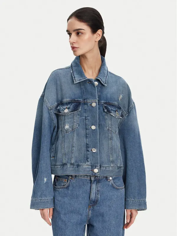 pinko PINKO Traper jakna Gaborone 104644 Plava Regular Fit