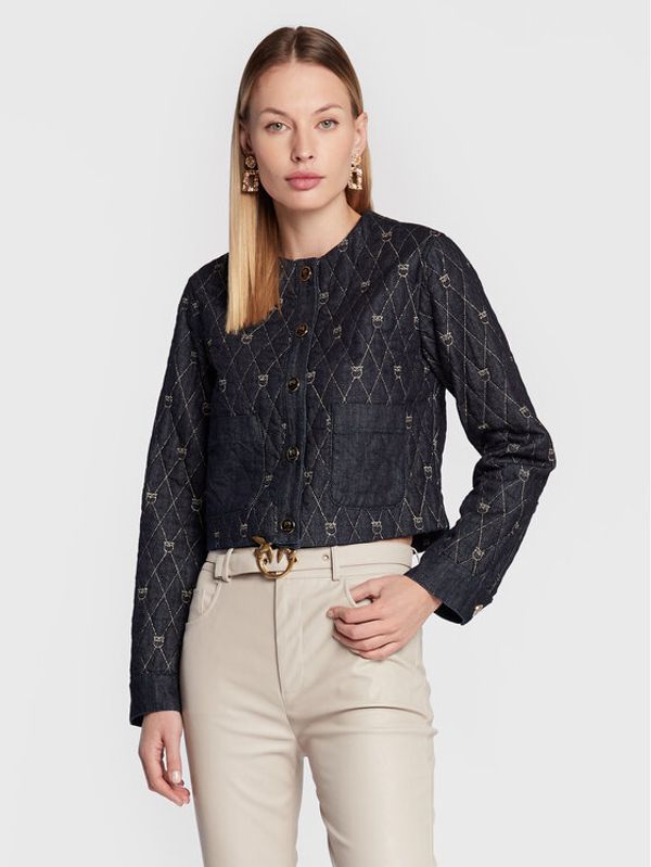 Pinko Pinko Traper jakna Inspirata 1 1J1115 A0A4 Tamnoplava Boxy Fit