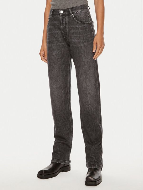 Pinko Pinko Traperice Leyda 103882 A20U Crna Loose Fit