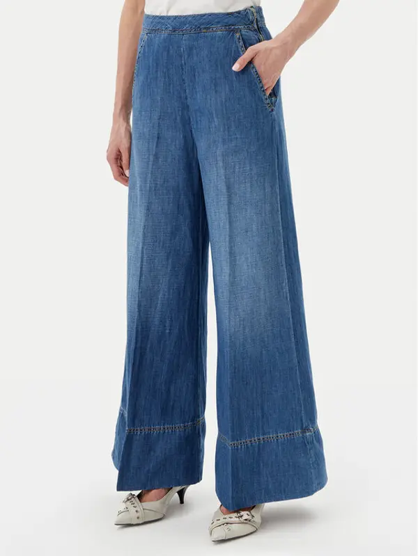 pinko PINKO Traperice New Paolina 104823 A2GQ Plava Wide Leg
