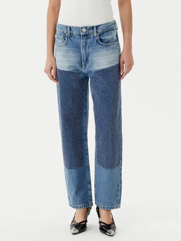 pinko PINKO Traperice Rose Staright 104635 A2F7 Plava Straight Fit