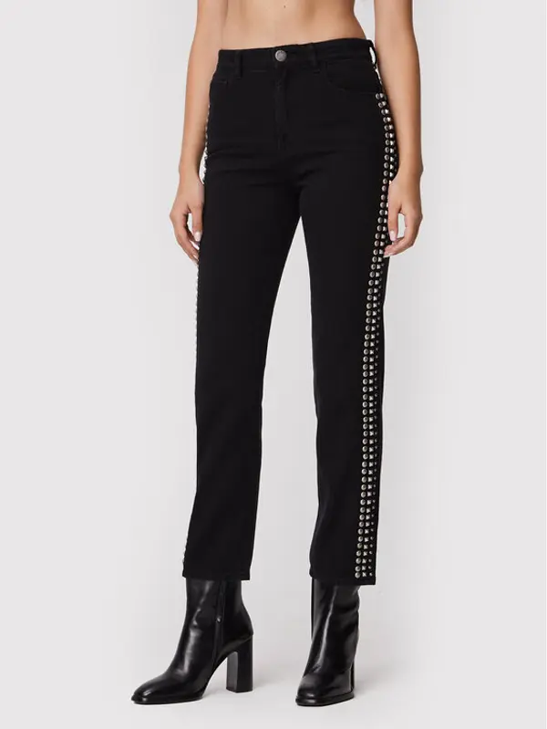 pinko Pinko Traperice Urlo 5 1J111F A0A3 Crna Regular Fit