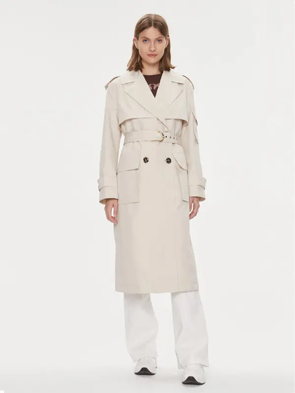 pinko Pinko Trench Titano 103087 A1MC Bež Regular Fit