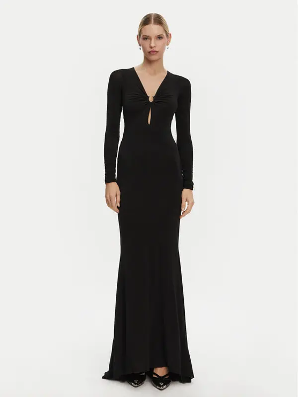 pinko PINKO Večernja haljina 104935 A2GS Crna Slim Fit