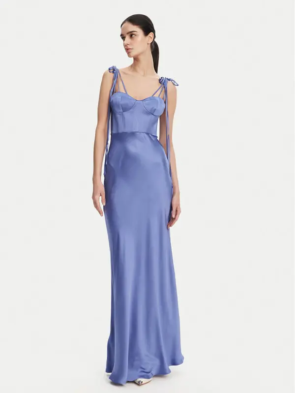 pinko PINKO Večernja haljina 104996 A2GZ Plava Regular Fit