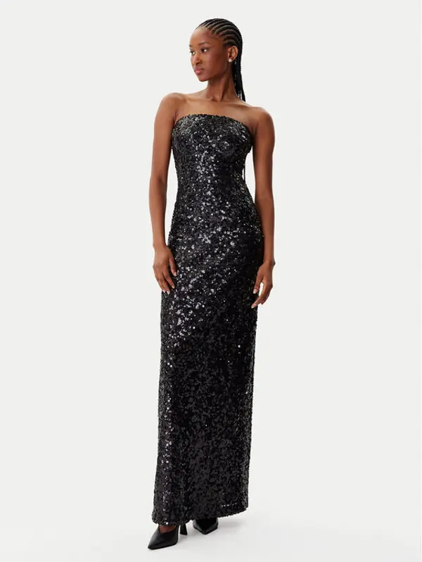 pinko PINKO Večernja haljina 105527 A2Q4 Crna Regular Fit