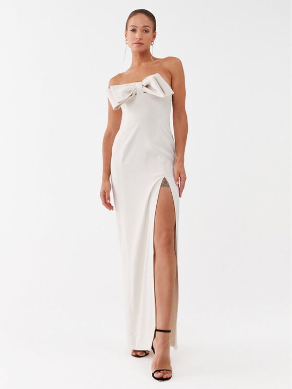 PINKO Pinko Večernja haljina Tunnel Abito 101766 7624 Écru Regular Fit