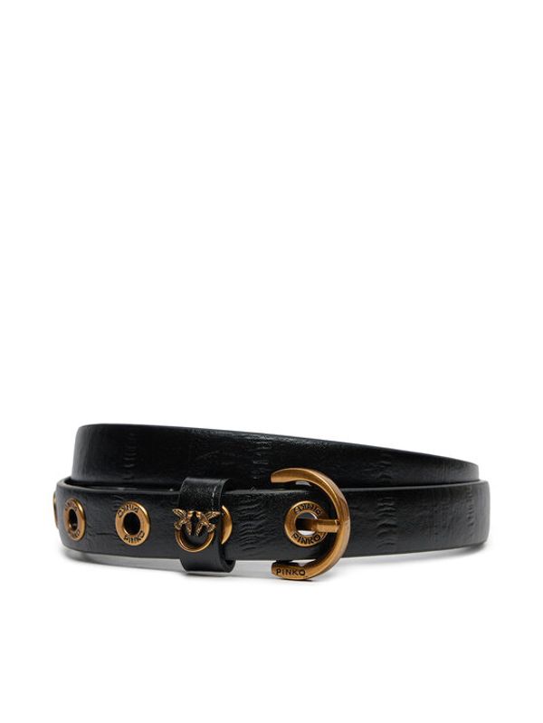 PINKO Pinko Ženski remen Cuzco H2 Belt 20242 PLT01 103796 A1ZF Crna