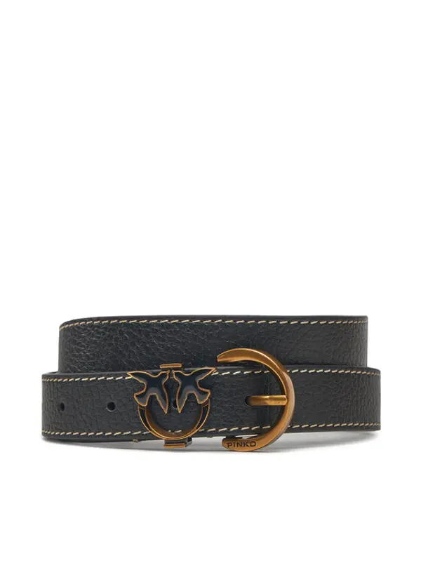 pinko Pinko Ženski remen Tamboril H2.5 Belt 20241 PLT01 102820.A158 Crna
