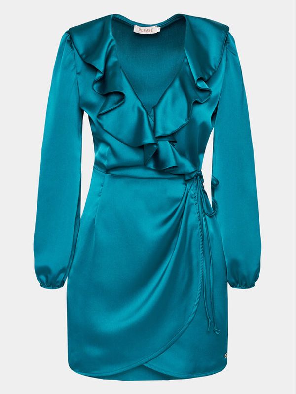 Please Please Koktel haljina A1NKOG1000 Zelena Regular Fit