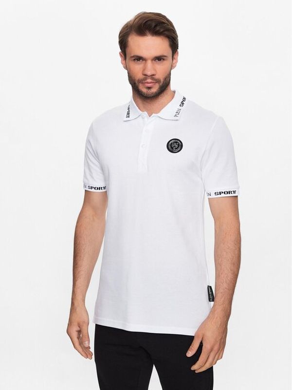 Plein Sport Plein Sport Polo Tiger SACC MTK6047 STE003N Bijela Regular Fit