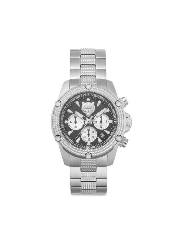 Plein Sport Plein Sport Sat Hurricane PSDBA0823 Srebrna