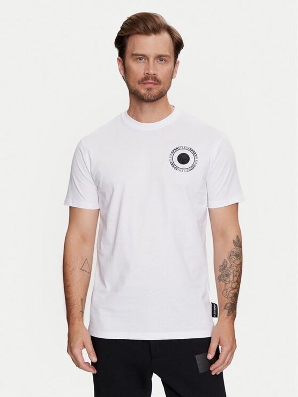 Plein Sport Plein Sport T-shirt FADC MTK7542 STE003N Bijela Slim Fit