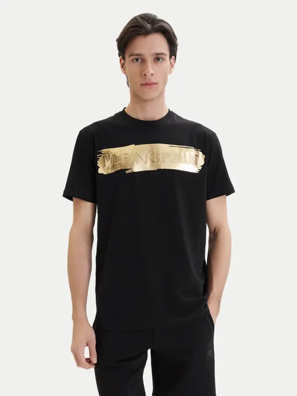 Plein Sport Plein Sport T-shirt PADC MTK7204 SJY001N Crna Regular Fit