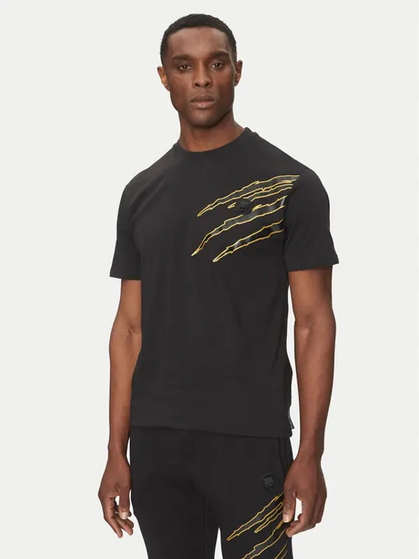 Plein Sport Plein Sport T-shirt SAEC MTK8019 STE001N Crna Regular Fit
