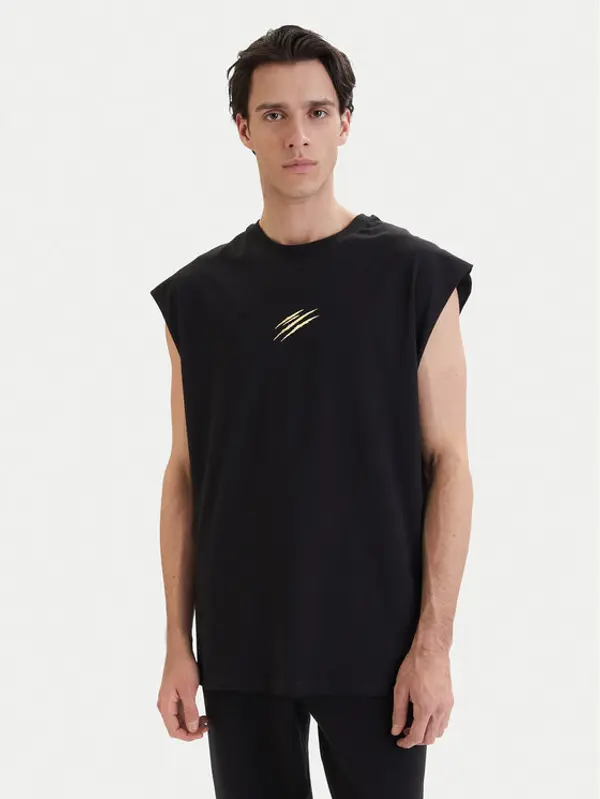 Plein Sport Plein Sport Tank top PAEC MRK0104 STE001N Crna Regular Fit