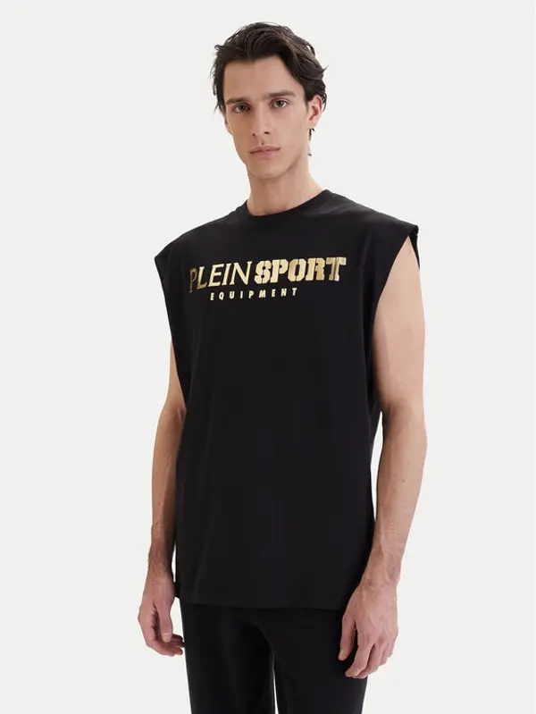 Plein Sport Plein Sport Tank top PAEC MTK8319 STE001N Crna Regular Fit